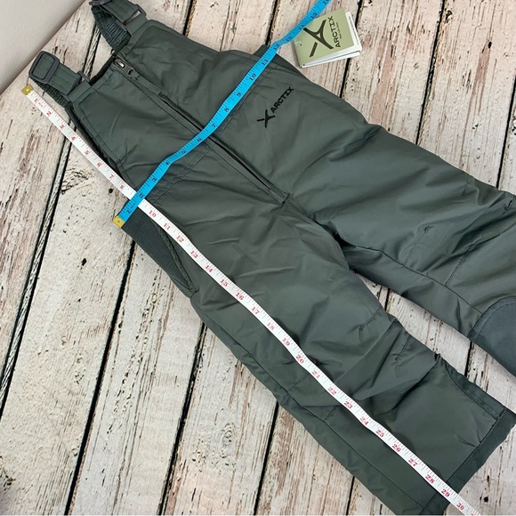 NWT 2T Arctix Kids Snow Bibs Overall Snow Pants Gray Winter Cold Weather Skiing - Picture 7 of 14
